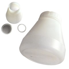 8 pcs hopper cup Bottle for powder coating system PC02 PC03 paint spray gun