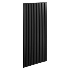 VEVOR 24 x 48 in PVC Ceiling Tiles 12-Pack 3D Black Linear Slat Panels for Home