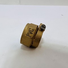 (4-Pack) Brass PVC Female Thread Adapter Clamp Fitting FOR Plumbing Pipe Systems