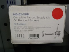 Jaclo 616-62-ORB 1/2″ IPS x 3/8″ Od QT Angle Valve Faucet supply 20″ Oil Rubbed