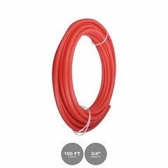3/4″in x 100’ft Red PEX Tubing Oxygen Barrier Floor Radiant Heating New USA Free