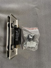 Push Plate Switch Brushed Silver Stainless Steel Commercial Door Hardware