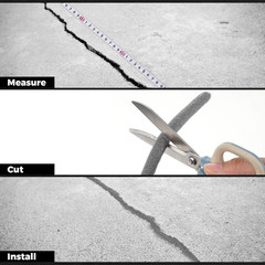 1 Inch X 50 Ft Foam Backer Rod for Gaps Joints Concrete Crack Filler Caulk Saver
