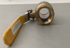 (Carton of 6) Boshart 0827-10 Brass Ball Valve Full Port 600 CWP 1″ FPT
