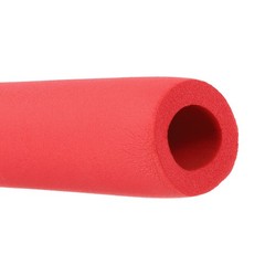 70.9 inch Length 0.98 inch ID Pipe Insulation PPR Foam Tubing 7mm Thickness Red