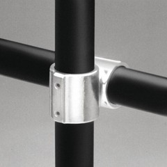 Hollaender 12-7 Structural Pipe Fitting, Cross, Aluminum, 1.25 In Pipe Size,