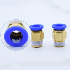 Male Stud Push In Fit Pneumatic Fittings for Air Water Hose Tube 4 6 8 10-16mm