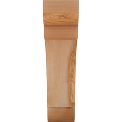 Ekena Millwork 4W X 16D X 16H Olympic Rough Sawn Knee Brace Western Red Cedar