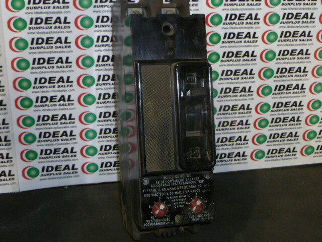 WESTINGHOUSE 100P666H01B BREAKER USED