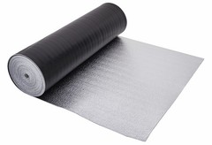 SmartSHIELD-10mm 48″ X 25ft Reflective Insulation Foil One Side / Black Back