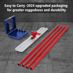 36/48 Inch Concrete Bull Float Kit, Aluminum Alloy 4 Handles w/ Carrying Bag
