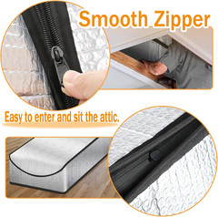Attic Stairs Insulation Cover Tent Premium Energy Saving, 25”X54”X11” for Pull d