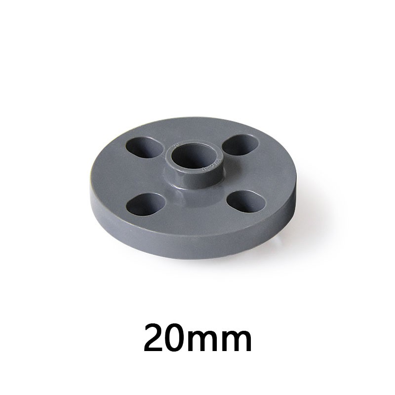 PVC Floor Flange Pipe Fitting Grey Wall Mount Fittings Solvent Weld 20mm~200mm