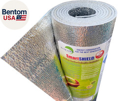 Smartshield -3Mm 48Inx10Ft Reflectiveinsulation Roll, Foam Core Radiant Barrier,
