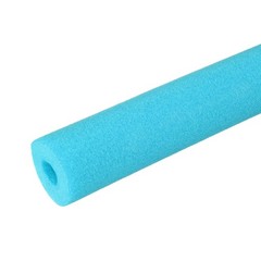 1″(25mm)IDx3.3FTx2.56″ Pipe Insulation Foam Tube Pool Noodles Transparent Blue