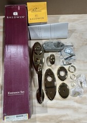 Baldwin 85345-003-2FD Full Dummy Kit Landon Series Lifetime Polished Brass NOS