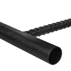 Reusable Steel Manhole Cover Hook T Shaped Lifting Device with Plastic Grip