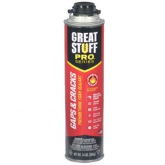 Great Stuff PRO Gaps and Cracks 24 oz cans (12) + AWF 2ft Pro Foam Gun (2)