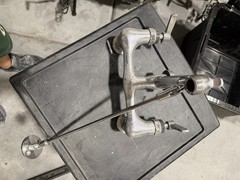 Chicago Faucets Industrial Wall Mounted Chrome Utility Faucet Dual Lever Handles