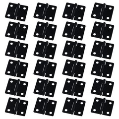 Antrader Retro Butt Hinges, 24 PCS Black Folding Butt Hinges Home Furniture H…