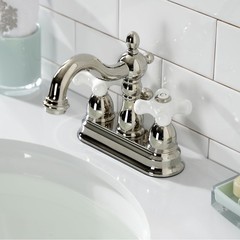 Kingston Brass KB1606PX Heritage 4 in. Centerset Bathroom Polished Nickel