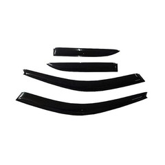 4Pcs Window Visors Outside Mount Channel Style Dark Smoke Toyota Camry 1997-2001