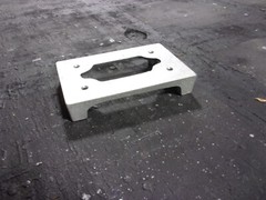 4×6 Post Base Column Base Plinth Heavy Duty Aluminum Free Shipping