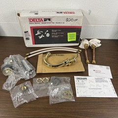 Delta Award Bathroom Faucet 3567-PBLHP Polished Brass No Handles – ⚠️ READ