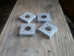 Post Base, for 4×4 Post and column, Pack of 4, MADE IN USA