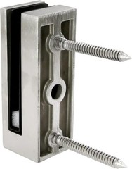 Stainless Steel Wall Mounted Spigot Glass Clamp Leg Blot for 1/2″ Glass Thick