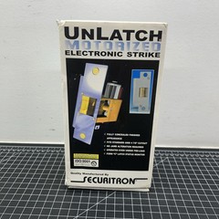 Securitron UNL-12 Unlatch Motorized Electronic 4-7/8 Strike Cutout No Screws