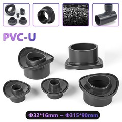 UPVC Pipe Fitting Saddle Joint Adpater Tee Saddle Connector Φ32-315mm DN25-DN300