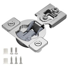 Burks Hinges 10 Pack 1/2” Overlay Soft Close Hinges for Kitchen Cabinets – S…