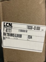 LCN 4111 x EDA x RH x 689 Aluminum Closer – Extra Duty Arm