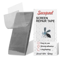 Secopad Grey Screen Repair Tape, 2″ X 180″ (15FT) Window 2IN X 15FT,