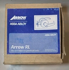 Arrow Assa Abloy RL Brushed Nickel RL12 S 26D, Keyed Passage Commercial Grade (A