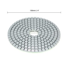 10pcs Dry Diamond Polishing Pads 4″ Set Kit for Marble Concrete Granite H7Y3