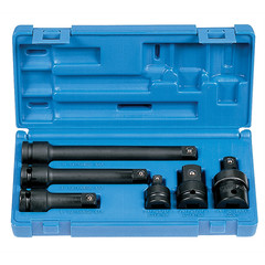 Grey Pneumatic 2200 Grey Pneumatic 6 PC 1/2″ DR ADAPTER & EXTENSION SET