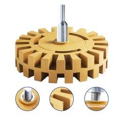 MIDO PROFESSIONAL ABRASIVE Eraser Wheel Decal Remover 3.94 x x yellow