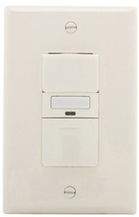 Eaton VS310U-LA Vacancy sensor switch with LED nightlight, 120V, wire leads,