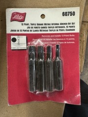 Lisle 60750 Lisle TRIPLE SQUARE 12 PT. SET 4 PC METRIC 1/2IN. HEX