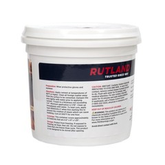 Rutland Refractory Cement 64 Oz – Fiber-Reinforced Pre-Mixed 1/2 Gallon, Buff