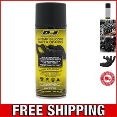 High-Temperature Silicone Coating Spray – 12oz Black Protection up to 1200°F