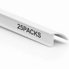 Maasechs 25 Pack Window Glazing Bead 36″ x 1/2″ x 9/32″ Snap in 36″, White