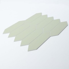 Miscasa Sage Green Peel And Stick Backsplash Tile Long Hexagon Self-Adhesive