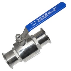 3/4″ – 2″ Sanitary Full Port Ball Valve Tri Clamp Ferrule Stainless Steel ss 316