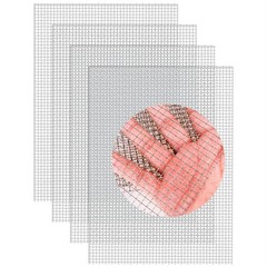 4 Pack 5 Stainless Steel Mesh, 12×8 Inch Wire Mesh Sheets for DIY Sliver