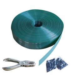 Aiwaiufu 76 Meters Chain Link Fence Privacy Tape, 250ftX0.15ft Green