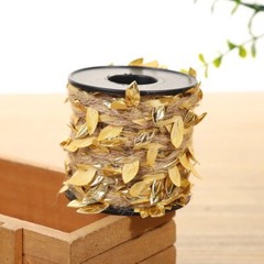 1 Roll DIY Rope Tape Craft Decor Fake Leaf Hemp Rope String Material DIY