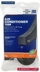 Air Conditioner Weather Seal Foam – 2-1/4 in W x 42 in L – Durable Polyurethane